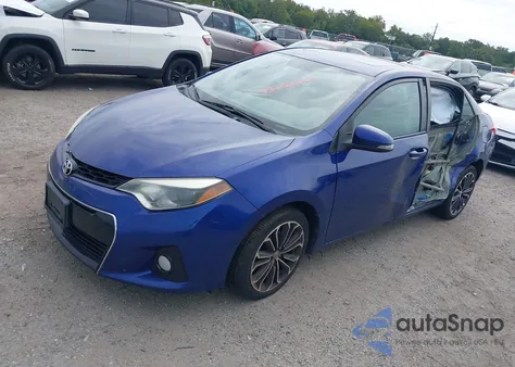 2015 Toyota Corolla S Plus z USA, uszkodzony, nr VIN 2T1BURHE8FC316410